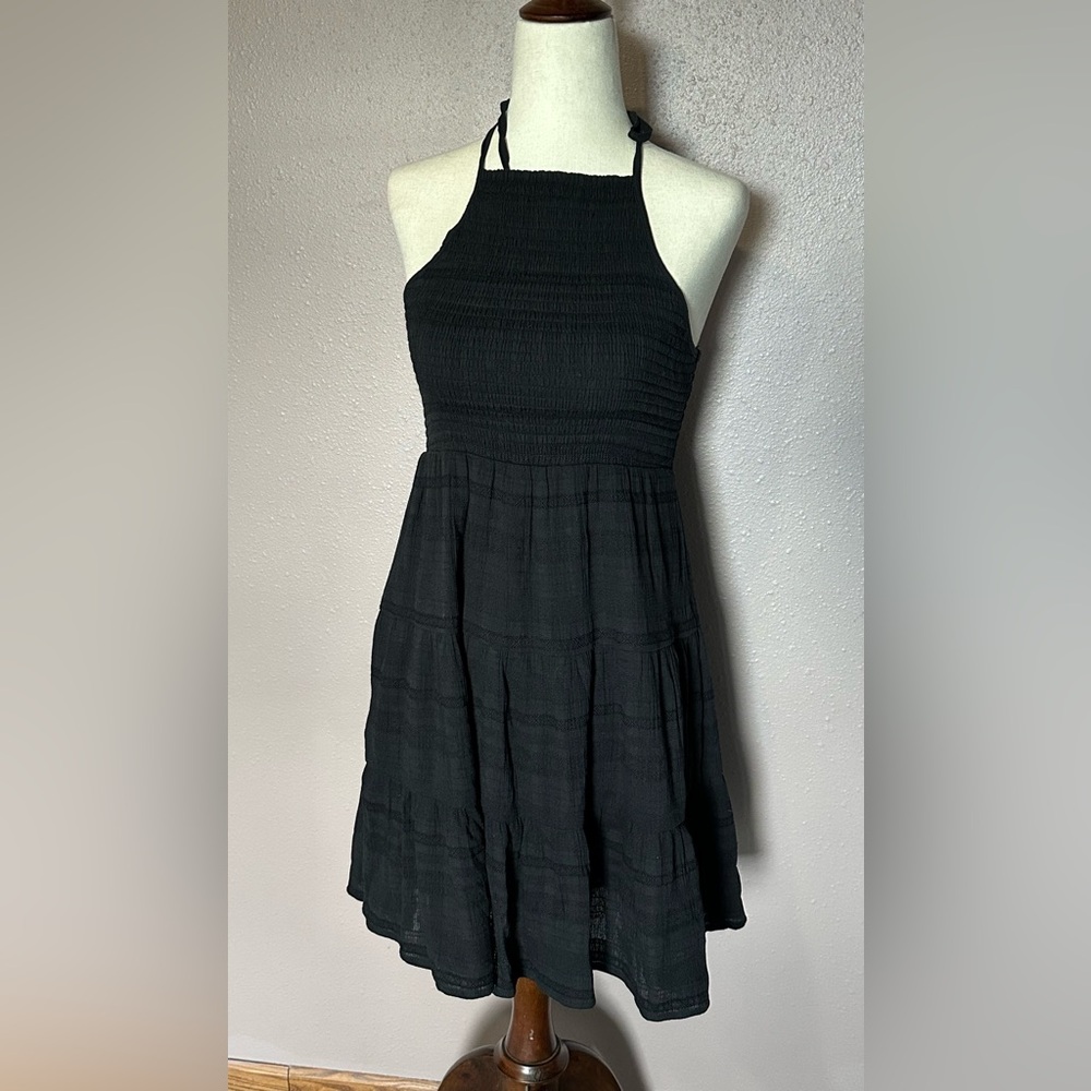NWT American Eagle Black Halter Dress Size XS. In Perfect Condition